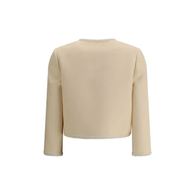 Silk crepe Blazer