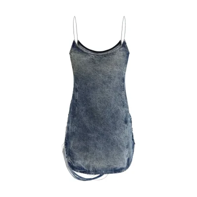 De-dra-short-fsg Mini Dress in denim
