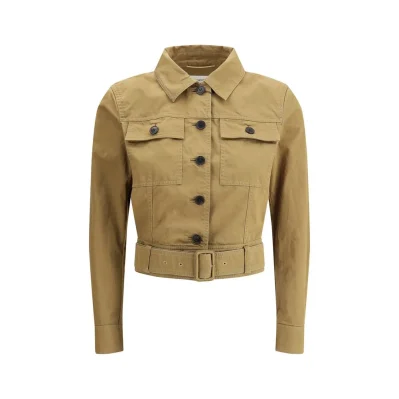 Cotton cropped Jacket