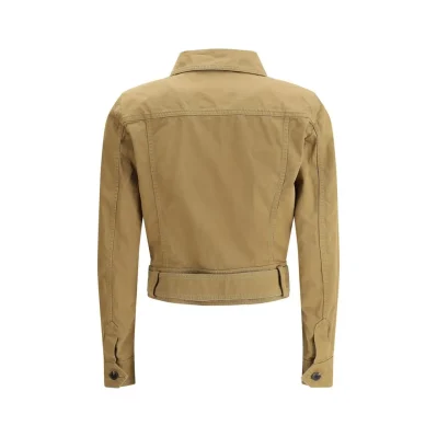 Cotton cropped Jacket