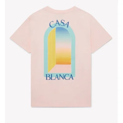 Pink Cotton Men T-Shirt