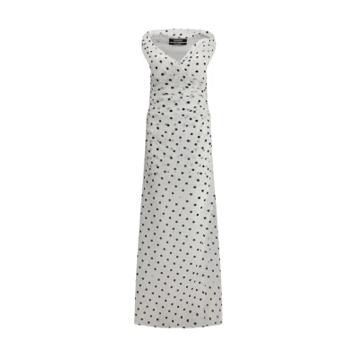 Rita pois long Dress