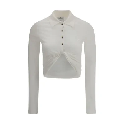 Courrèges Polo with twisted detail