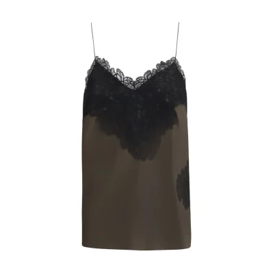 Silk and lace Top