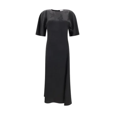 Satin Long Dress