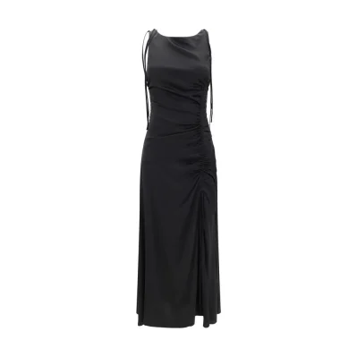 Satin Long Dress