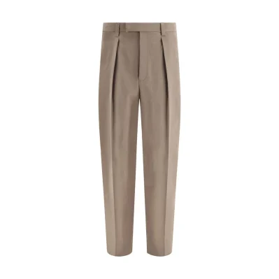 Cotton Wide-leg Pants