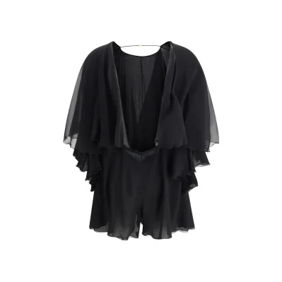 Silk crepe Playsuit