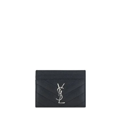 Black Leather Card Holder