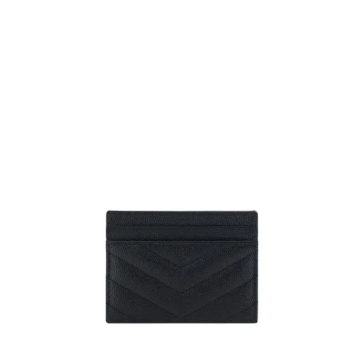 Black Leather Card Holder