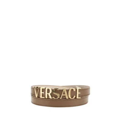 Belt with logo in letters