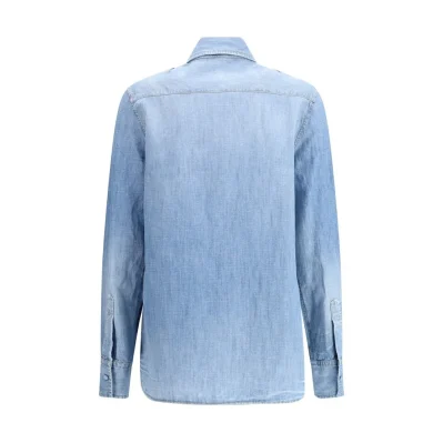 Embroidery denim Shirt