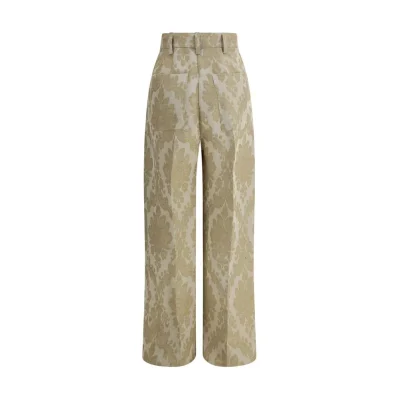 Brocade Print Pants