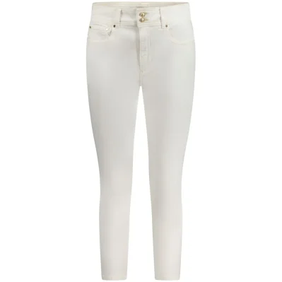 White Cotton Women Jeans