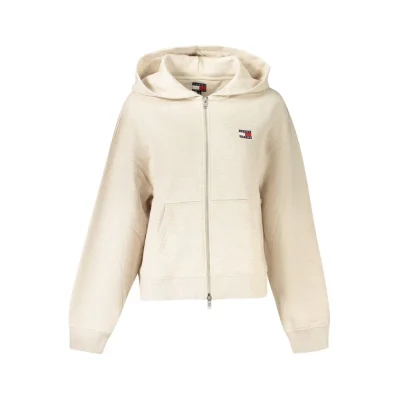 Beige Cotton Women Sweater