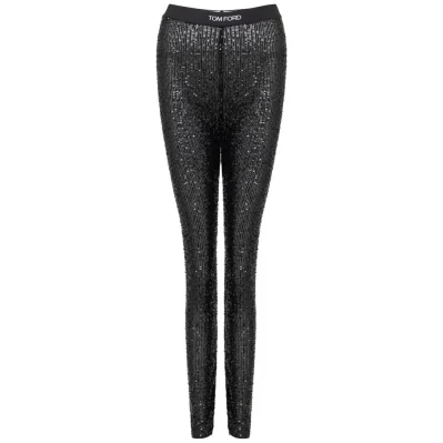 Black Polyester Joggers Workout Pant