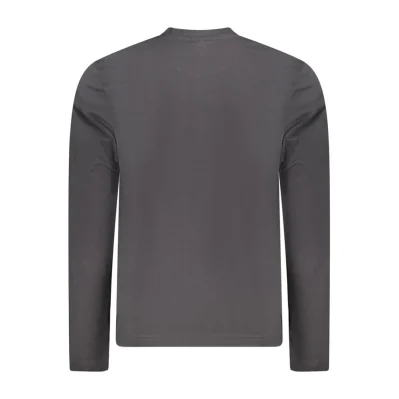 Black Cotton Men T-Shirt