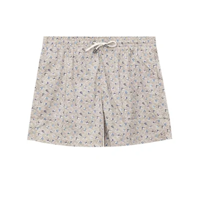 Beige Polyester Swimwear