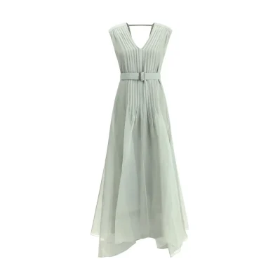 Silk Long Dress