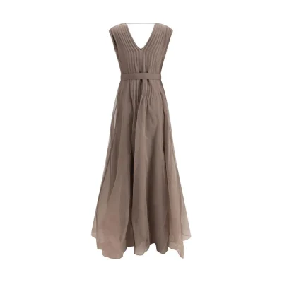 Silk Long Dress