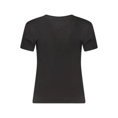 Black Cotton Tops & T-Shirt