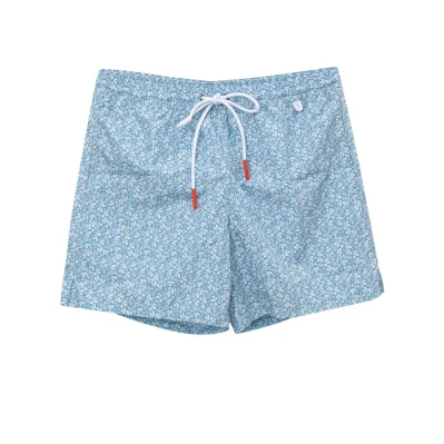 Light Blue Polyester Swimwear