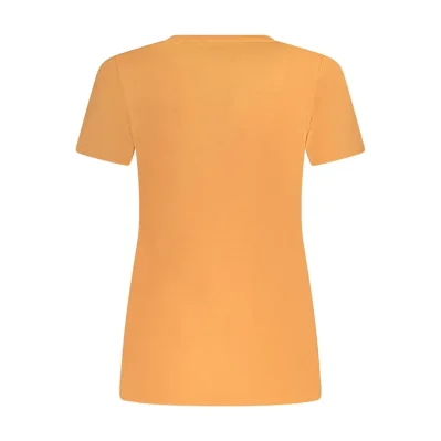 Orange Cotton Tops & T-Shirt