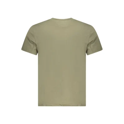 Green Cotton Men TShirt