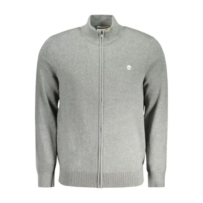 Gray Cotton Men Sweater