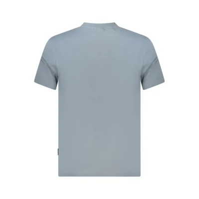 Gray Cotton Men T-Shirt