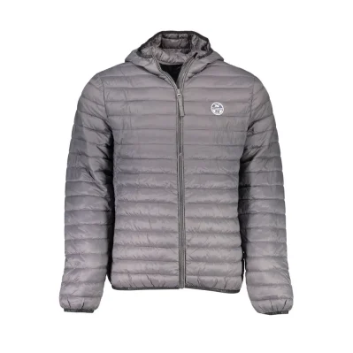 Brown Polyamide Men Jacket