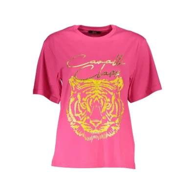 Pink Cotton Women TShirt