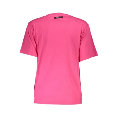 Pink Cotton Women TShirt
