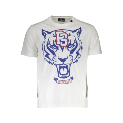 White Cotton Mens TShirt