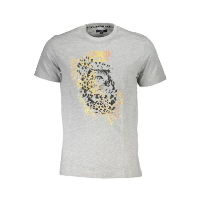 Brown Cotton Men T-Shirt