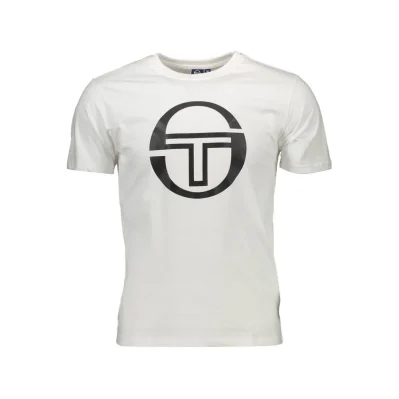 White Cotton Men T-Shirt