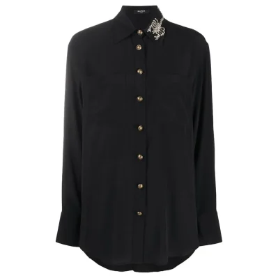 Black Silk Shirt