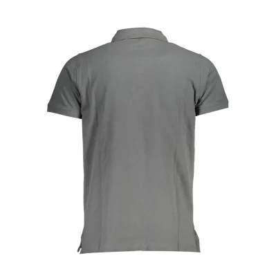 Brown Cotton Men Polo Shirt