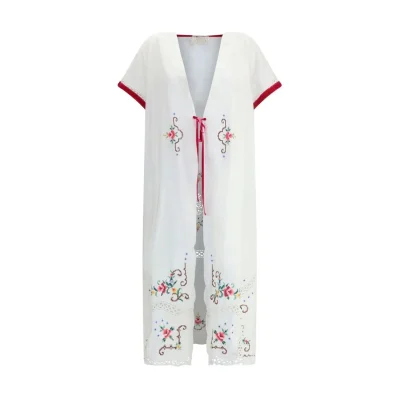 Long Jacket with floral details
