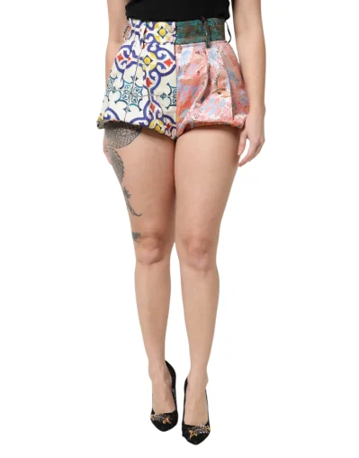 Multicolor High Waist Women Hot Pants Shorts