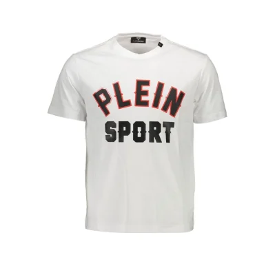 White Cotton Men T-Shirt
