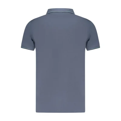 Blue Cotton Polo Shirt
