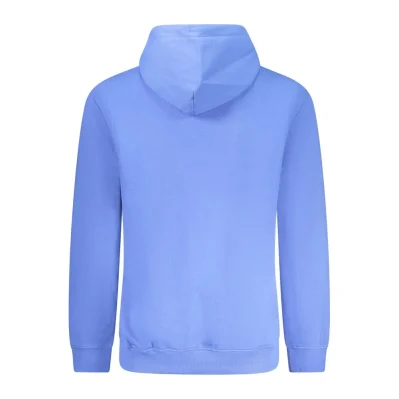 Blue Cotton Men Sweater