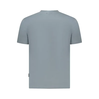 Gray Cotton Men T-Shirt