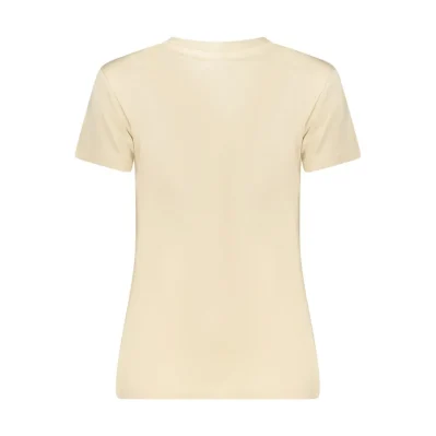 Beige Cotton Tops & T-Shirt