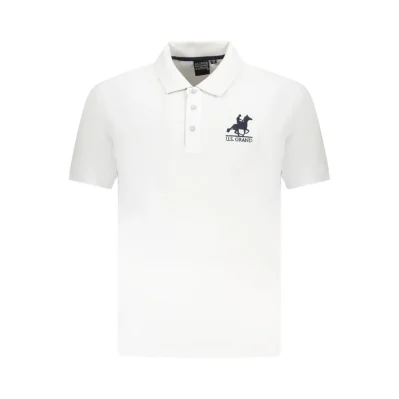 White Cotton Polo Shirt
