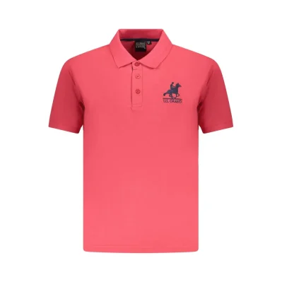 Red Cotton Polo Shirt