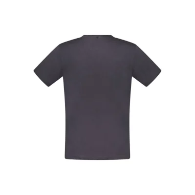 Blue Cotton Men T-Shirt