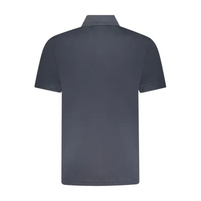 Blue Cotton Polo Shirt