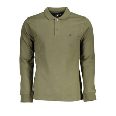 Green Cotton Polo Shirt